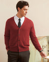 Wool Blend Cable-Knit Cardigan