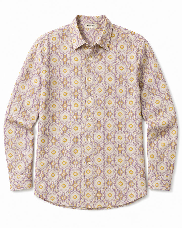 Linen Casual Pattern Shirt