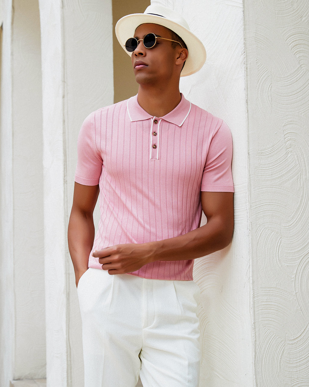 Kallspin Knitted Polo Shirt - Premium Men's Clothing