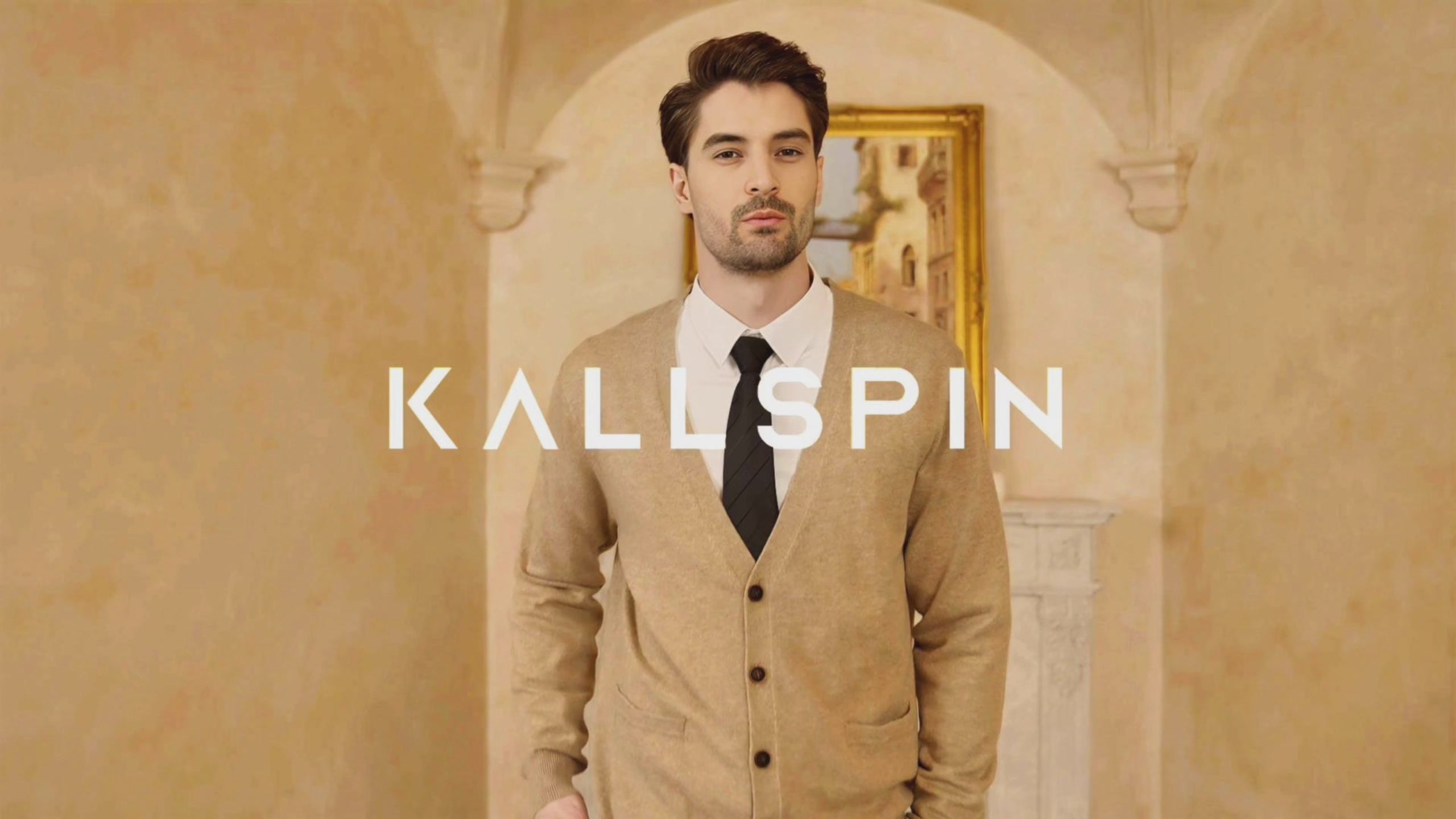 Wool Blend V Neck Cardigan