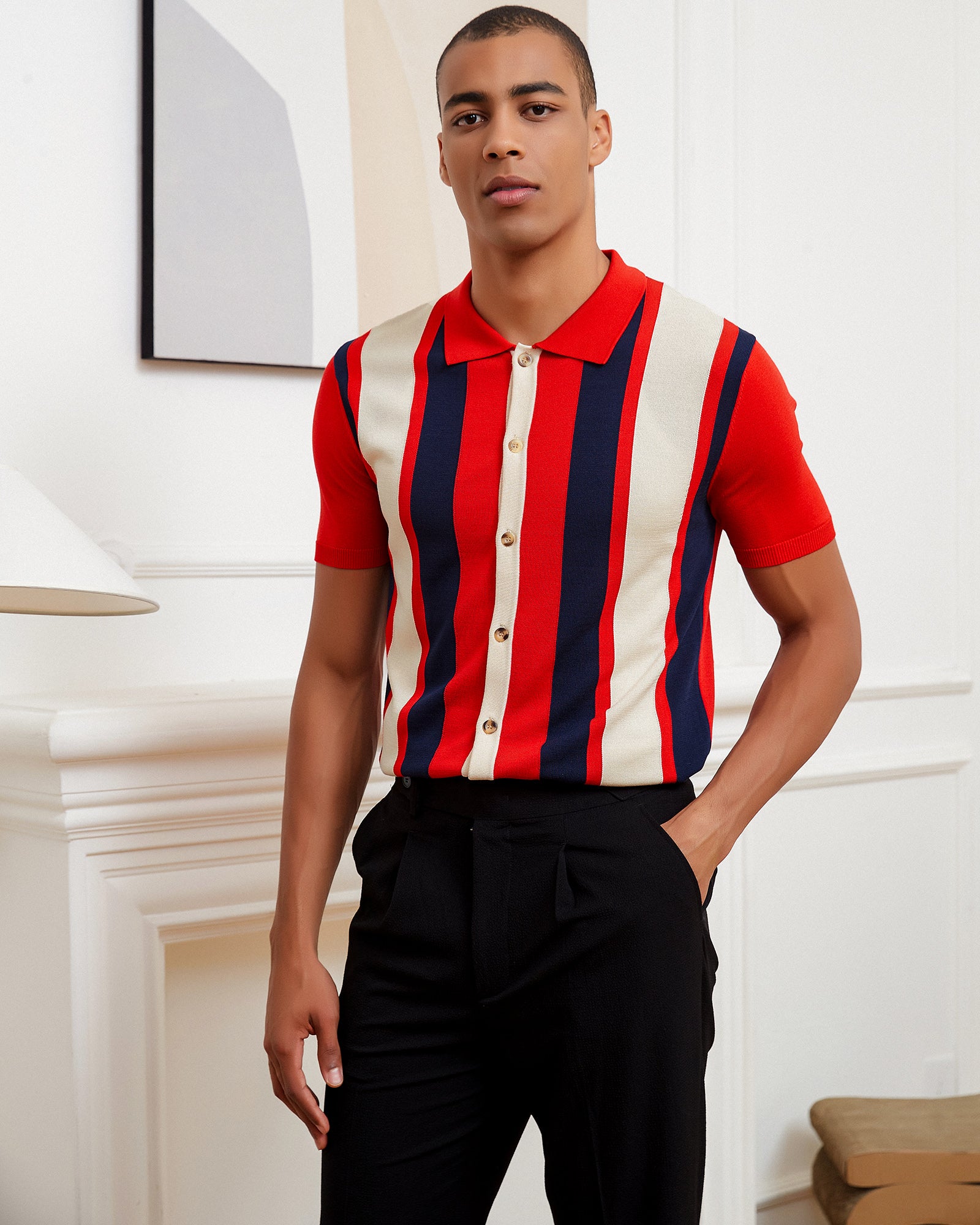 Kallspin Vintage Polo Shirt - Premium Men's Clothing