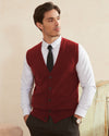 Wool Blend Cardigan Vest