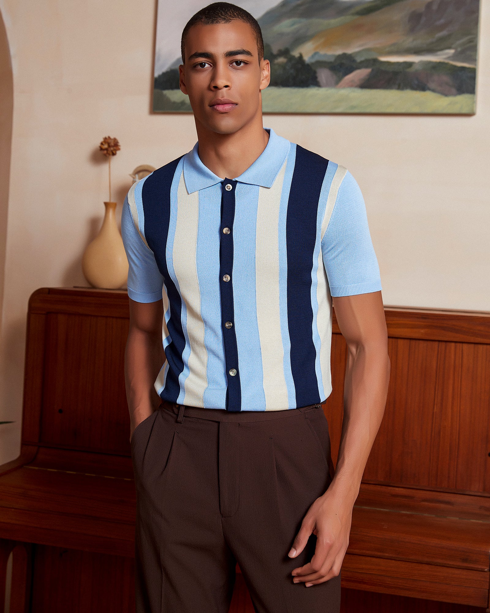 Kallspin Vintage Polo Shirt - Premium Men's Clothing
